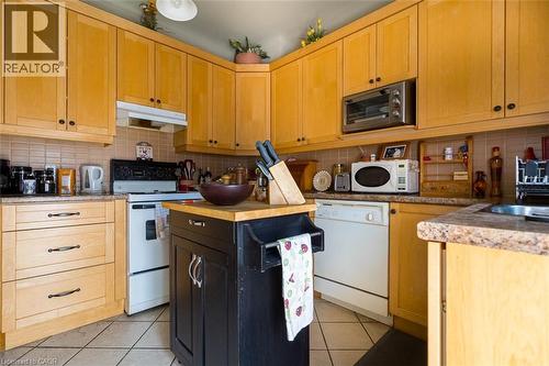 121 Eastbourne Avenue, Hamilton, ON - Indoor Photo Showing Kitchen With Double Sink