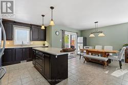 combined kitchen and eating area - 