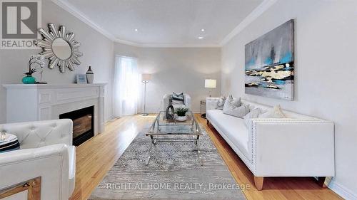 46 Danpatrick Drive, Richmond Hill, ON - Indoor Photo Showing Living Room With Fireplace