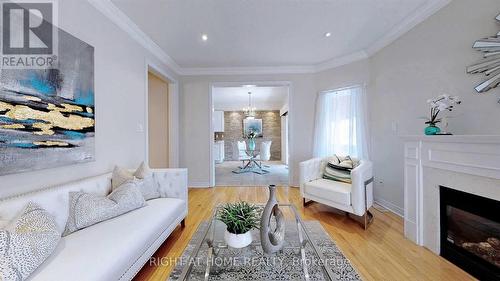 46 Danpatrick Drive, Richmond Hill, ON - Indoor Photo Showing Living Room With Fireplace