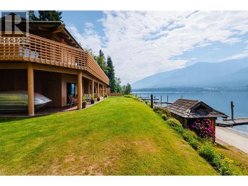 6714 3A Highway, Nelson, BC - Outdoor With Body Of Water With Deck Patio Veranda