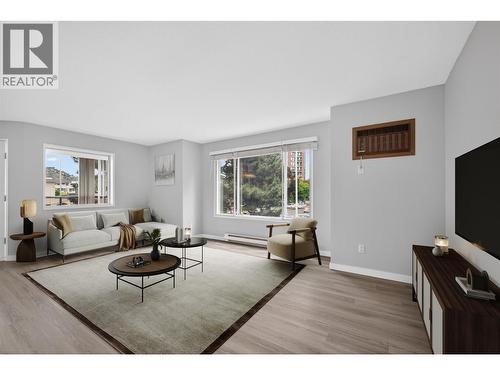 *Virtually Staged* - 1610 Gordon Drive Unit# 101 Lot# 1, Kelowna, BC - Indoor Photo Showing Living Room