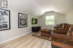 Spacious, bright finished loft above garage - 