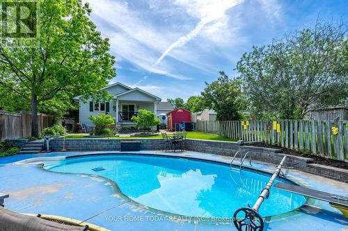 16 Normandy Boulevard, Halton Hills, ON - Outdoor With In Ground Pool With Backyard