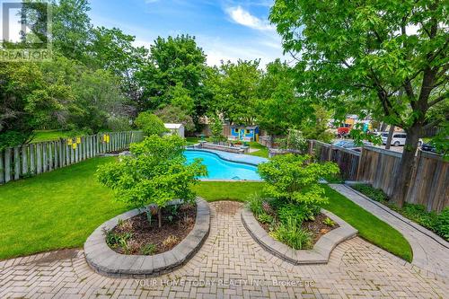 16 Normandy Boulevard, Halton Hills, ON - Outdoor With In Ground Pool With Deck Patio Veranda With Backyard