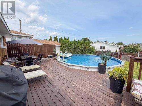 87 Murton Ave, Sault Ste. Marie, ON - Outdoor With Above Ground Pool With Deck Patio Veranda