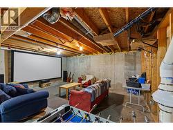Large unfinished basement area - 