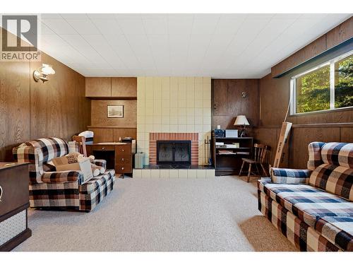 1485 Brentwood Road, West Kelowna, BC - Indoor With Fireplace