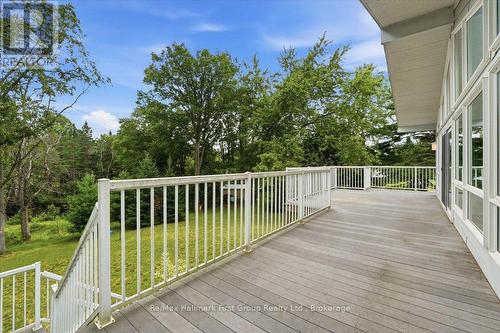 Large Deck with Stairs to Patio Area - 32 Skootamatta Lane, Tweed (Tweed (Village)), ON - Outdoor With Deck Patio Veranda With Exterior