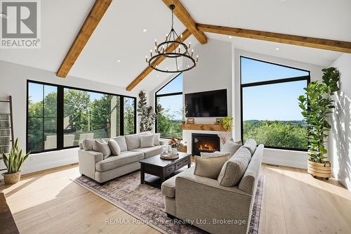 3041 Stu Black Road, Hamilton Township, ON - Indoor With Fireplace