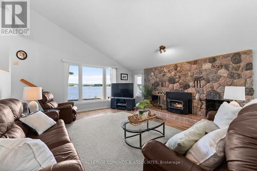 382 Greenway Drive, Whitewater Region, ON - Indoor Photo Showing Living Room With Fireplace