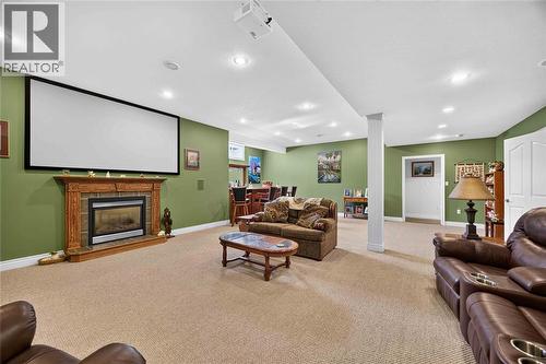 1622 Lena Court, Sarnia, ON - Indoor Photo Showing Other Room With Fireplace