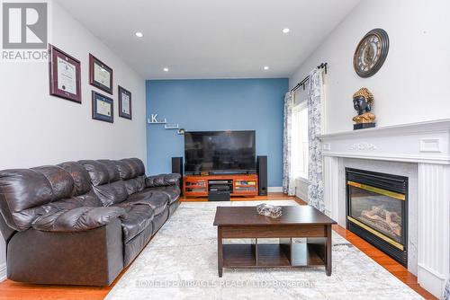 113 Seclusion Crescent, Brampton, ON - Indoor Photo Showing Living Room With Fireplace