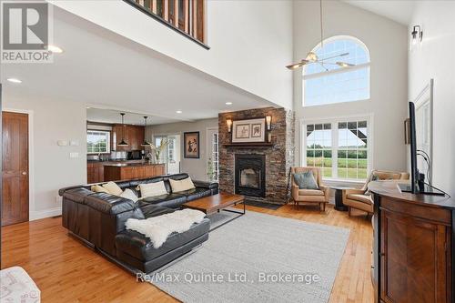 Main Home - Living Room with large windows - 249 Carter Road, Prince Edward County (Hillier Ward), ON 