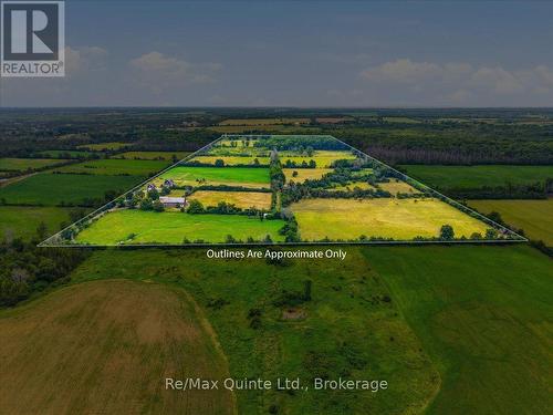 Outline of 100 acres - 249 Carter Road, Prince Edward County (Hillier Ward), ON 