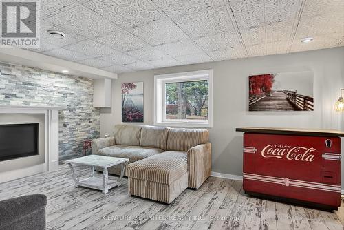 216 Alpine Lake Road, Trent Lakes, ON - Indoor Photo Showing Living Room With Fireplace