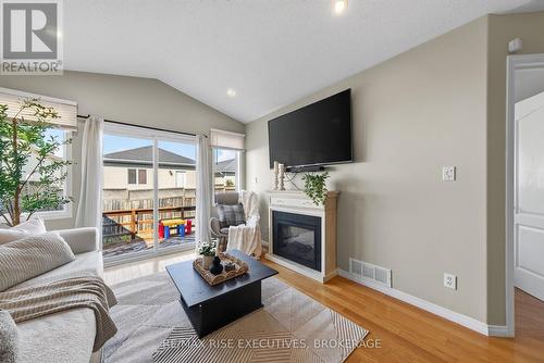 2030 Swanfield Street, Kingston (East Gardiners Rd), ON - Indoor Photo Showing Living Room With Fireplace