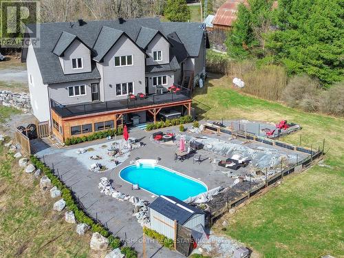 Backyard - 3968 Elphin Maberly Road, Frontenac (Frontenac North), ON - Outdoor With In Ground Pool With Deck Patio Veranda