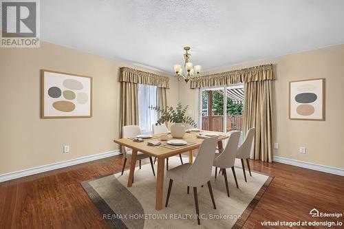 Virtually Staged - 1124 Mcclure Crescent, Brockville, ON - Indoor Photo Showing Dining Room