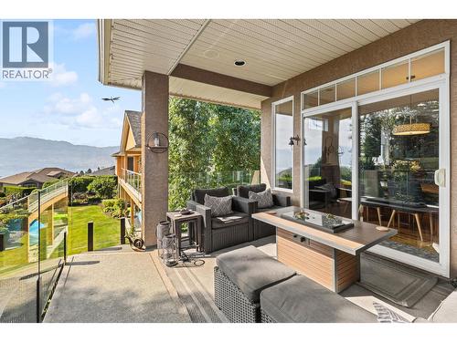 Dining Room Terrace - 1635 Gregory Road, West Kelowna, BC - Outdoor With Deck Patio Veranda With Exterior