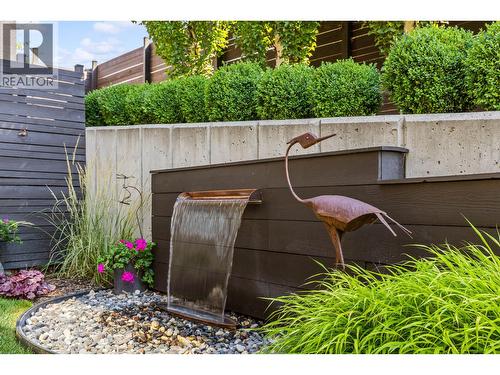 Back Yard Water Feature - 1635 Gregory Road, West Kelowna, BC - Outdoor