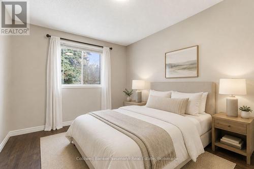 virtually staged - 99 Emma Street, Guelph (General Hospital), ON - Indoor Photo Showing Bedroom