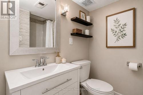 partially virtually staged - 99 Emma Street, Guelph (General Hospital), ON - Indoor Photo Showing Bathroom