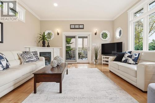 2116 Caroline Street, Burlington, ON - Indoor Photo Showing Living Room With Fireplace