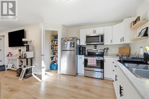 17 Lawlors Road, Paradise, NL - Indoor Photo Showing Kitchen With Double Sink