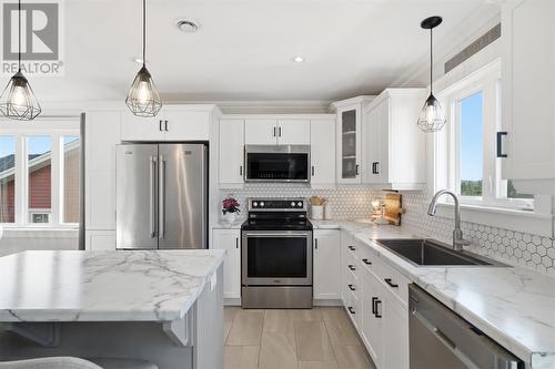17 Lawlors Road, Paradise, NL - Indoor Photo Showing Kitchen With Upgraded Kitchen
