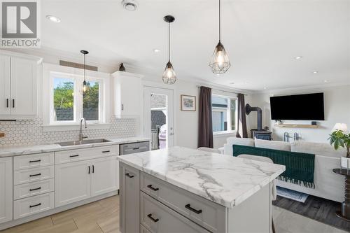17 Lawlors Road, Paradise, NL - Indoor Photo Showing Kitchen With Upgraded Kitchen