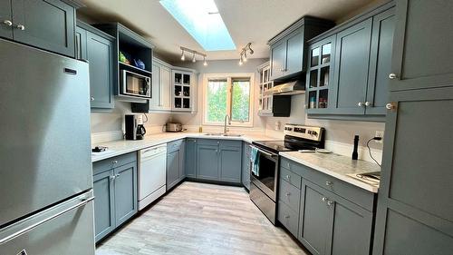 225 6Th Street, Nakusp, BC - Indoor Photo Showing Kitchen With Double Sink