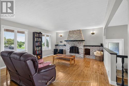 24 Bergevin Street, The Nation, ON - Indoor Photo Showing Living Room With Fireplace