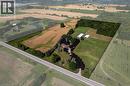 Expansive parcel featuring agricultural fields, two large outbuildings, a single-story residence, and mature wooded areas - 269 Brant County Road 22, Ancaster, ON  - Outdoor With View 