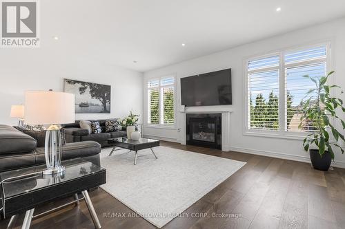 3308 Liptay Avenue, Oakville, ON - Indoor Photo Showing Living Room With Fireplace