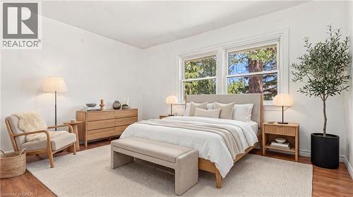 Virtually Staged Bedroom - 524 Dorval Drive, Ancaster, ON - Indoor Photo Showing Bedroom