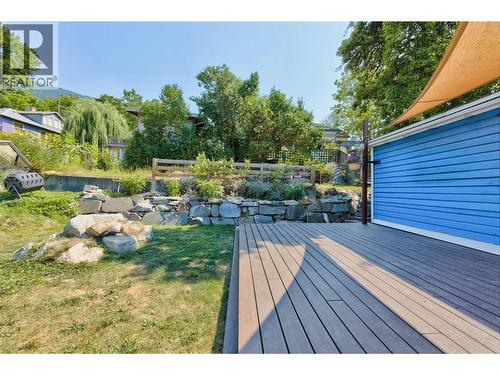1011 Hall Street, Nelson, BC - Outdoor With Deck Patio Veranda