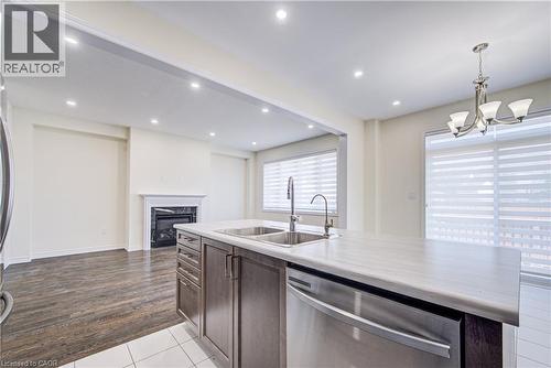 407 Dolman Street, Breslau, ON - Indoor Photo Showing Kitchen With Double Sink