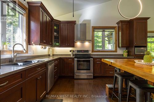 215 Flatrock Road, Tweed, ON - Indoor Photo Showing Kitchen With Double Sink
