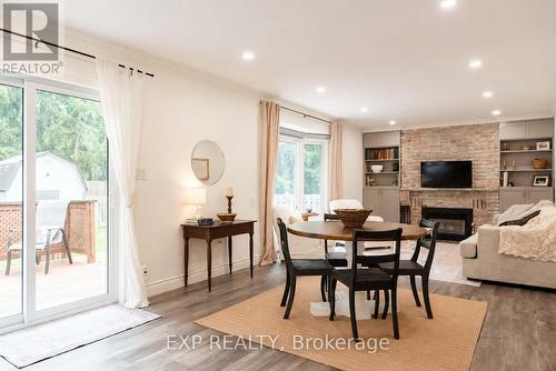 Dining room/Living room - 55 Forest Hill Crescent, Pelham (Fonthill), ON - Indoor With Fireplace