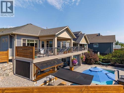 12931 East Ridge Drive, Lake Country, BC - Outdoor With In Ground Pool With Deck Patio Veranda