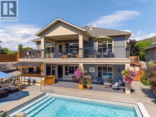 12931 East Ridge Drive, Lake Country, BC - Outdoor With In Ground Pool With Deck Patio Veranda