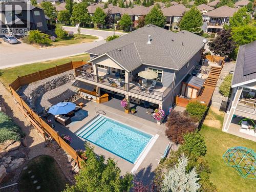 12931 East Ridge Drive, Lake Country, BC - Outdoor With In Ground Pool With Deck Patio Veranda