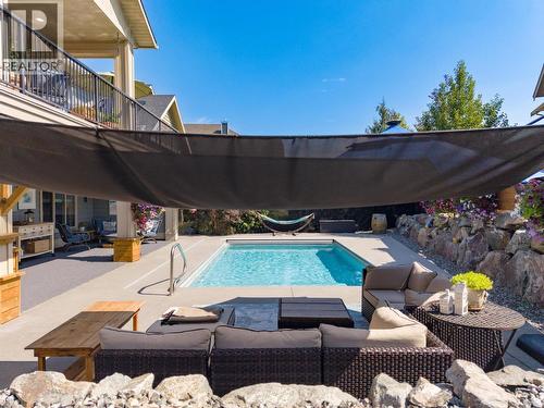 12931 East Ridge Drive, Lake Country, BC - Outdoor With In Ground Pool With Deck Patio Veranda