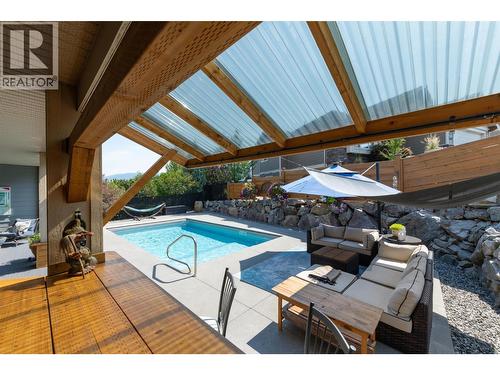 12931 East Ridge Drive, Lake Country, BC - Outdoor With In Ground Pool