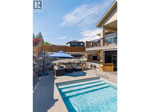 12931 East Ridge Drive, Lake Country, BC - Outdoor With In Ground Pool