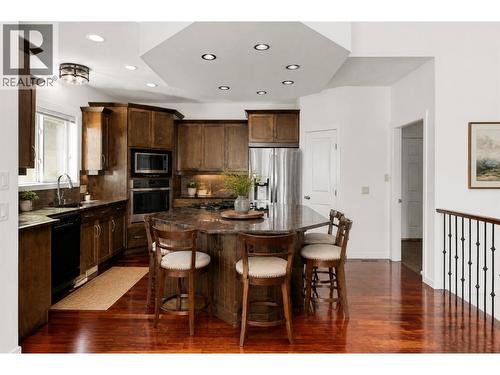 Upper Kitchen - virtually staged - 1581 Gregory Road, West Kelowna, BC - Indoor