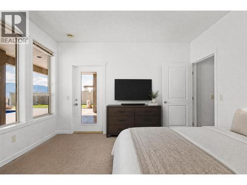 Lower Primary - virtually staged - 1581 Gregory Road, West Kelowna, BC - Indoor Photo Showing Bedroom