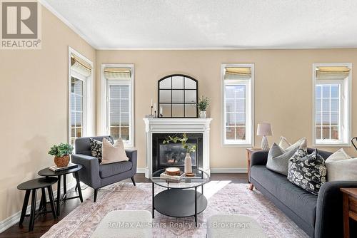 90 Roseborough Drive, Scugog (Port Perry), ON - Indoor Photo Showing Living Room With Fireplace