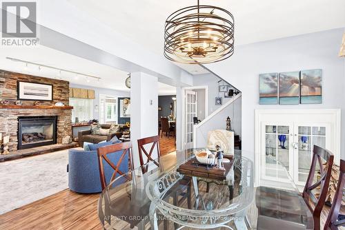 26980 Cedarhurst Beach Road, Brock, ON - Indoor With Fireplace